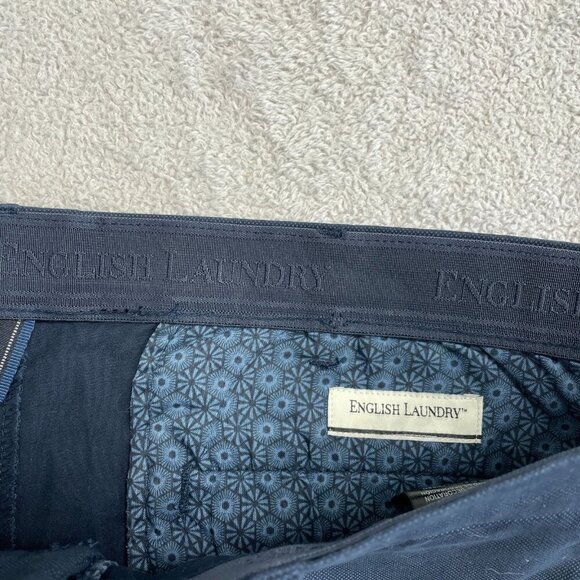 NEW English Laundry Men's Size 40 Navy Shorts Cotton Blend - Picture 4 of 7